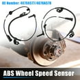 thumbnail image 2 of 1 Pair Front Left Right ABS Wheel Speed Sensor for Mitsubishi Lancer 2008 2010-2015 No.4670A577/4670A578, 2 of 7