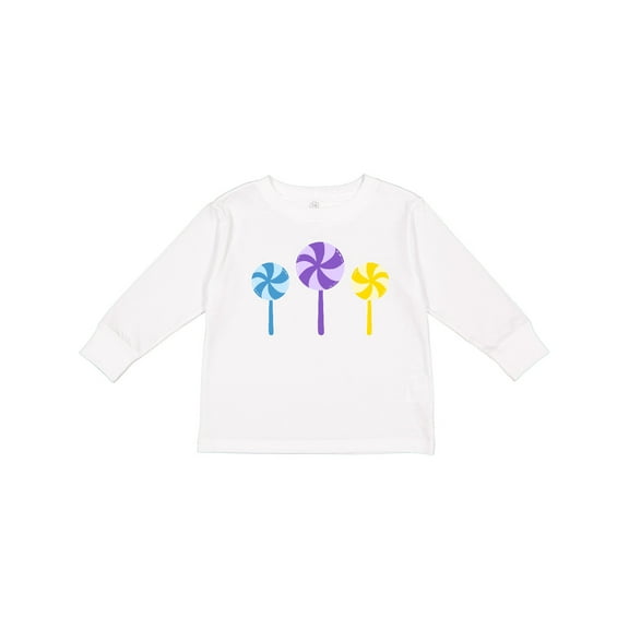 Inktastic Sweet Lollipop Boys or Girls Long Sleeve Toddler T-Shirt