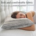 thumbnail image 4 of Gray Wooden Queen Size Pillow Cover, Pillowcase Protectors with Zipper, Breathable Decorative Throw Pillow Case Cover, Farmhouse Brown Vintage Distressed Pillow Shams for Couch Sofa 20x30Inch, 4 of 9