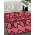 thumbnail image 3 of Ahgly Company Machine Washable Indoor Rectangle Transitional Cherry Red Area Rugs, 3' x 5', 3 of 7
