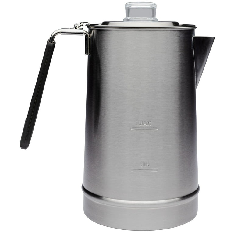 Stanley Stainless Steel Camp Accessory Coffee Percolator, 1.1 qt