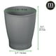 thumbnail image 4 of Bote de basura mDesign Fyfe Collection 4,73 L de plástico gris antracita, 4 of 5
