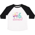thumbnail image 3 of Inktastic 6th Birthday Unicorn Girls Toddler T-Shirt, 3 of 5