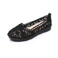 thumbnail image 2 of Fashion On Flat Comfortable Fishnet Hollow Out Casual Shoes Breathable Lightweight Walking Sneakers Non Outdoor Daily Wear Ladies Footwear, 2 of 9