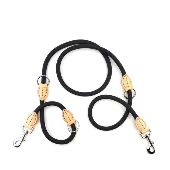 Yatlte Double Dog Leash, Tandem Leash for Two Dogs, Adjustable Length Long Leash for Dog Training, 360° Swivel Rotation Dual Strong Dog Leash Splitter, for Large Medium Small Dogs