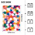 thumbnail image 2 of FORMRS 1-Subject Spiral Notebook 8" x 5" College Ruled 60 Refillable Sheet A5 Hard Cover, 2 Pack, White Colorful Circles, 2 of 7