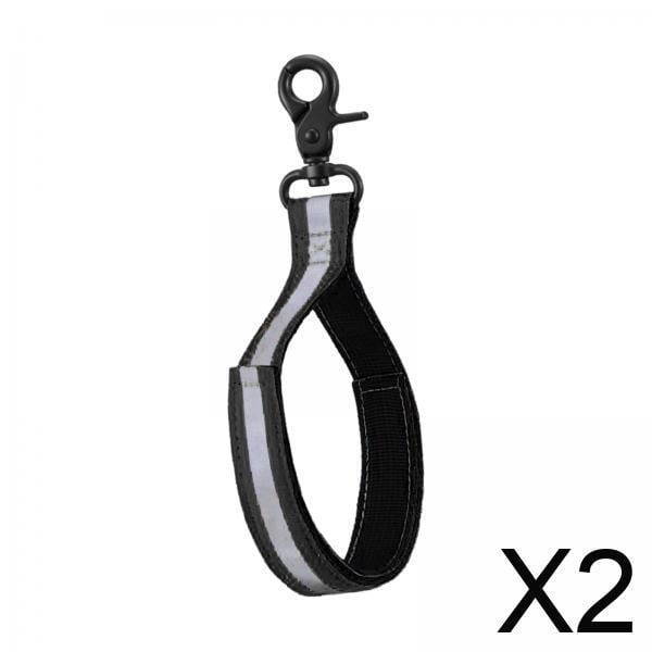 2 Correas Para Guantes De , Equipo De Protección Para s, Duradero, De Liberación Rápida, Reflectante, Negro D