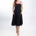 thumbnail image 5 of Elsie & Zoey Sarai Large Jet Smocked Bodice Toile De Jouy Midi Dress for Women, 5 of 10