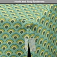 thumbnail image 4 of Abstract Dog Crate Cover, Waves Inspired Style Motifs Folkloric Art Illustration, Easy to Use Pet Kennel Cover Small Dogs Puppies Kittens, 7 Sizes, Grey Teal Seafoam, by Ambesonne, 4 of 6