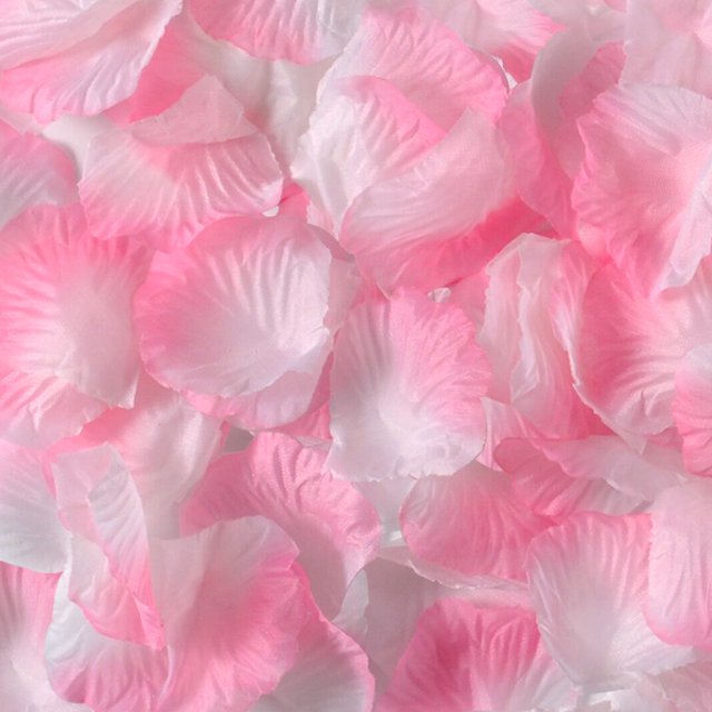 Diseño no tejido del vestido de boda del pétalo de la simulación de los pétalos de rosa Decoración de la Navidad del día de tarjeta del día de San Valentín