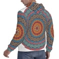 thumbnail image 6 of Xecao Mandala Pattern Men's Adult Pullover Hoodie,Hooded Sweatshirt-XX-Large, 6 of 7