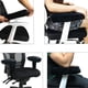 thumbnail image 5 of Almohadillas de espuma viscoelástica para reposabrazos de silla de oficina, cojín para codos y antebrazos, presión gris, 5 of 8