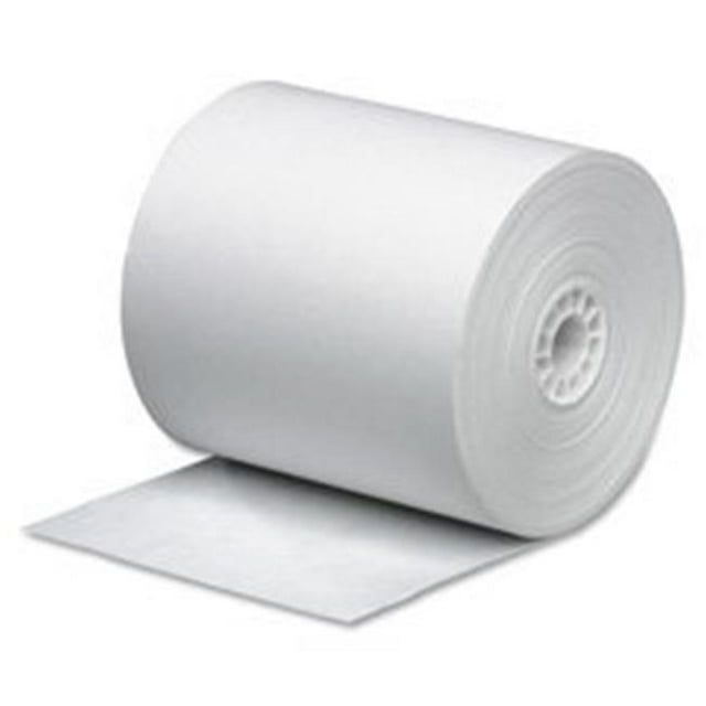 Rouleau de Papier & 44; Pli Simple & 44; Bond & 44; 3 Po x 165 Pi. & 44; Blanc