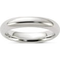 thumbnail image 1 of Sterling Silver 4mm Comfort Fit Band (Size 4.5) Made In United States qcf040-4.5, 1 of 5