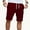 Wine, variant on UVEASISHA Shorts for Men Big and Tall 2024 Mens Jogger Shorts with Pockets and Drawstring Athletic Training Workout Gym Beach Cargo Shorts Summer Casual Dark Gray,XXXXL