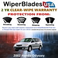 thumbnail image 2 of 2002 Honda Odyssey Beam Wiper Blades Wipers w/2yr Warranty (Set of 3) w/Rear Wiper, 2 of 5