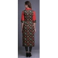 thumbnail image 4 of Bimba Rayon Straight Long Tunic Dresses For Women Printed Indian Clothing, 4 of 6