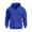 Royal Blue, variant on Kixjoy Zip Up Hoodie Men Big and Tall Long Sleeve Drawstring Pullovers Fall Lightweight Hooded Sweatshirt Quarter Zip Basic Casual Mens Hoodies Pullover with Pockets, Black M