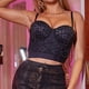 thumbnail image 2 of Playeras,Blusas y Tops,Ropa para Mujer Camisetas Sin Mangas Para Mujer Corsé para mujer Top Bustier Corset Top Tight Fitting Corset Tank Top Suspender Top Solid Short Fashion (Black, XS), 2 of 7
