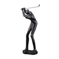 thumbnail image 2 of deevoka Golf Themed Figurine Aesthetic Human Sculpture for Room Wedding Housewaiming 813B, 2 of 9