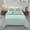 Light blue, variant on Dvkptbk Quilt Queen Size Aqua Blue, Lightweight Quilt for Summer Ultra-Soft Microfiber Modern Style Quilted Skin-Friendly Plain Printed Washed Cotton Quits
