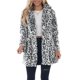 thumbnail image 2 of Chaquetas de Piel Sintética para Mujer, Otoño-Invierno, con Solapa de Leopardo, Mangas Largas, Abrigos Holgados con Bolsillos. XL, 2 of 8