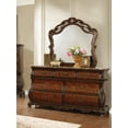 thumbnail image 2 of Exeter Arched Dresser Mirror Dark Burl, 2 of 2