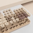 thumbnail image 3 of Máquina de escribir inalámbrica retro GTSP combinada de teclado y ratón, 3 of 6
