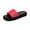 Red, variant on Platform Shoes for Women Arch Support Slip on Casual Memory Foam Slide Sandals Non Slip Gum Sole Summer Beach Walking Shoes Brown 41(US-8.5)