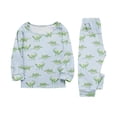thumbnail image 7 of Onlypjs Easter Family Matching Pajamas Set Bunny-Eared Dinosaur Print – Soft Long Sleeve Sleepwear for Men and Women, Cozy Loungewear, 7 of 7