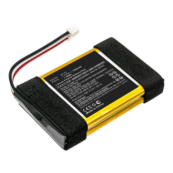 Batteries N Accessories BNA-WB-P13769 Speaker Battery - Li-Pol, 7.4V, 1000mAh, Ultra High Capacity - Replacement for Sony ST-02 Battery
