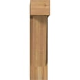 thumbnail image 2 of Ekena Millwork 8"W x 26"D x 34"H Traditional Block Rough Sawn Bracket w/ Offset Brace, Western Red Cedar, 2 of 25