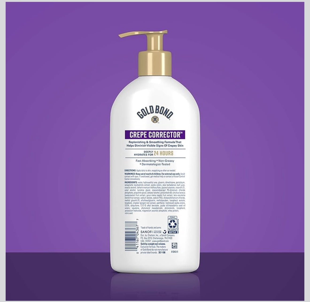 Gold Bond Age Renew Crepe Corrector Body Lotion, Replenishing & Smoothing Formula, 2 pk./ 14 oz.