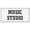 White, variant on BTFSigns 6 x 12 inch Music Studio Rust-Free Aluminum Signs for Home Office and Business, Metal Signs for Door Black Rounded Corners, Durable, Long Lasting