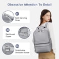 thumbnail image 2 of Travel Laptop Backpack for Women Teacher Work Black Backpack Carry On Bags for Airplanes Large Waterproof Backpack With Laptop Compartment Backpack for Traveling On Airplane Travel Essentials, 2 of 7