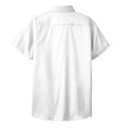 thumbnail image 2 of Mafoose Women's Comfortable Short Sleeve Easy Care Shirt White/Light Stone S, 2 of 3