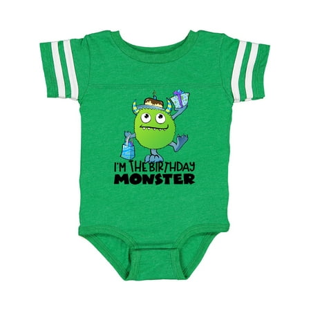 

Inktastic I m the Birthday Monster- Green Gift Baby Boy or Baby Girl Bodysuit