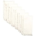 thumbnail image 2 of Light Creme White Farmhouse Tabletop Kitchen Cassidy Cotton Solid Color Square Napkin Set of 6, 2 of 3