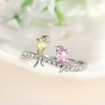 thumbnail image 5 of EOEMY 925 Sterling Silver Filled Ring Women Crystal Rings Jewelry Size 6-10-7, 5 of 5