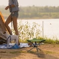 thumbnail image 2 of Taburete de pesca, taburete portátil, taburete con trípode, silla plegable de cuerda para exteriores, sillas plegables para exteriores, silla plegable para pesca al aire libre, 2 of 5