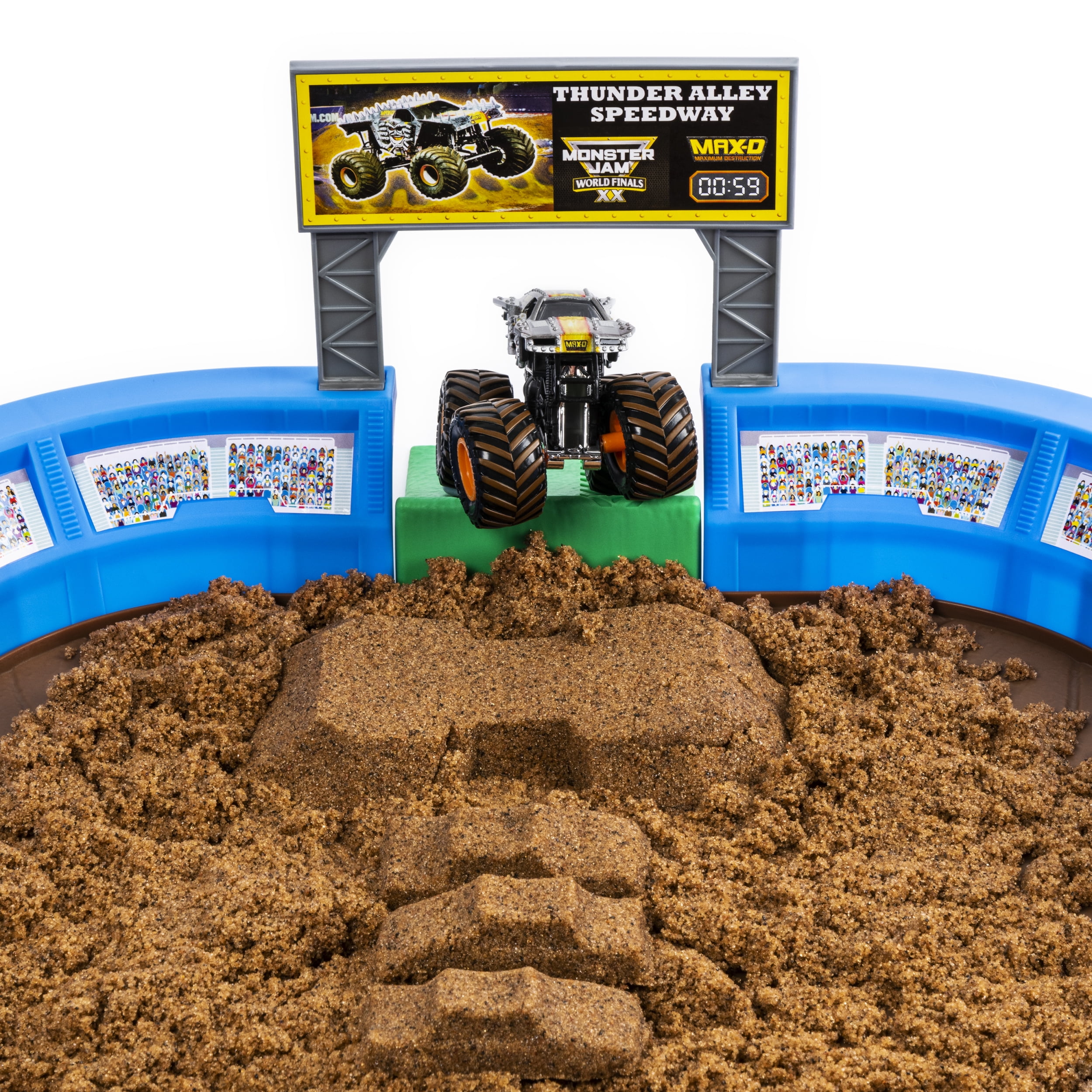 monster jam dirt arena playset