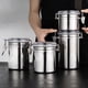thumbnail image 2 of Stainless Steel Food Storage Jar Set | Airtight Sealed Containers for Milk Powder Coffee Beans Tea | Buckle Lid | Freshness Preserving Canisters | 4 Sizes | 0.1-3L Capacity | Easy Clean Mirror Finish, 2 of 9