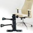 thumbnail image 3 of Plaque de Base pour Chaise Pivotante Inclinable, Accessoires à Hauteur Réglable avec Dossier Ajustable pour Chaises de Jeu, 3 of 10