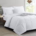 thumbnail image 2 of RUIKASI White Queen Size Comforter Set - Soft and Fluffy, Microfiber Bedding with 1 comforter and 2 Pillowcases, 2 of 5