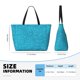 thumbnail image 4 of Easygdp Blue Glitter Bolsa de Viaje de Playa de Gran Capacidad, Bolsa Tote Perfecta para la Playa, Escapadas de Fin de Semana y Viajes, 4 of 7