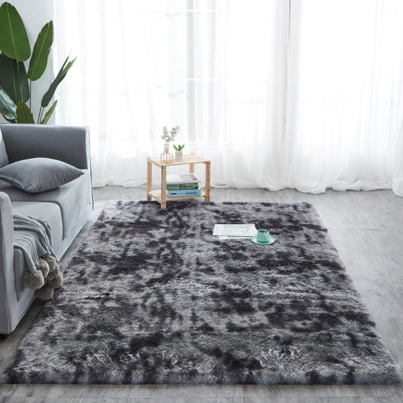 Details about   Faux Shag Rug Silky Fur Accent Rugs CHOOSE COLOR & SIZE Kitchen Floor Fluffy Mat 