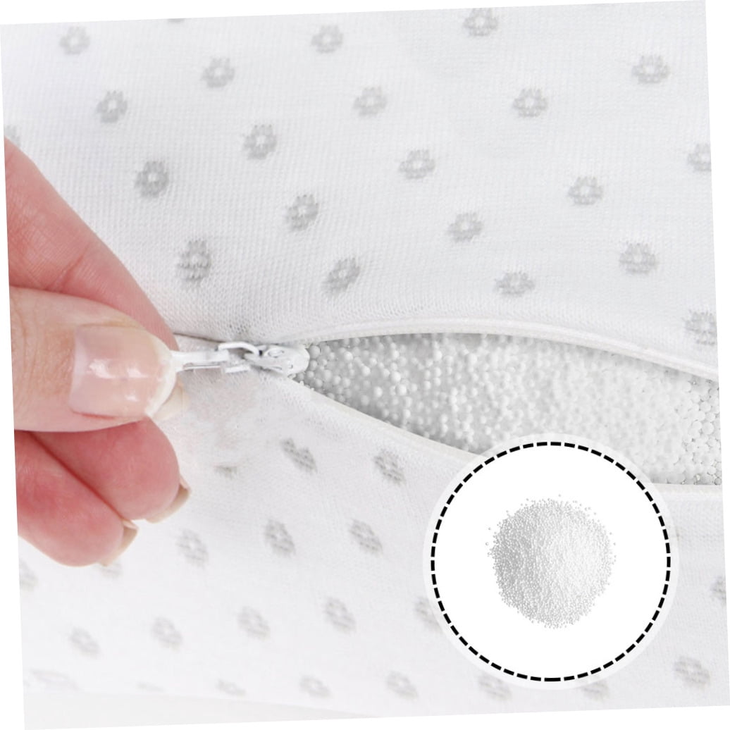 BESTYASH 1-Pack White Bean Bag Chair Refill with Foam Beads for Extra Comfort and Sofa Support