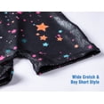 thumbnail image 5 of Gymnastics Leotards for Girls Black Size 6-7 Years Old Shiny Unitards Kids Gym Apparel, 5 of 6