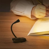Gnmfd Mini Clip USB Reading Lamp Rechargeable Flexible Bedside Desk Light for Dorm Office Travel Night Reading Eye Protection LED Lights for Room Night Lights Plug into Wall Fairy Lights