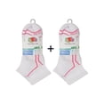 thumbnail image 4 of Fruit of the Loom Women's Coolzone Half Cushion Ankle Socks 12 Pack, 4 of 4